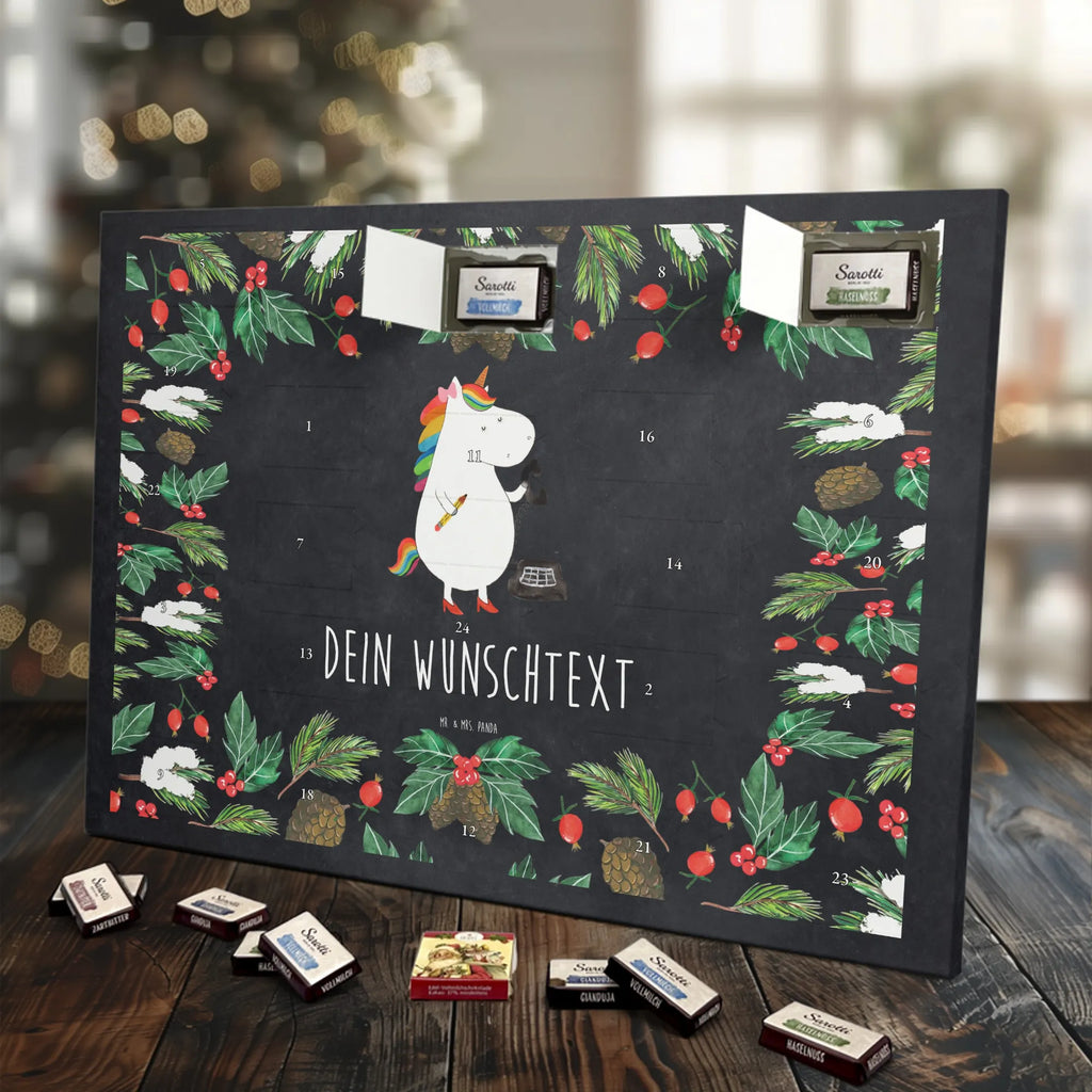 Adventskalender mit Namen Einhorn Sekretärin Personalisierter Adventskalender, Adventskalender mit Namen, Einhörner, Unicorn, Einhorn Deko, Einhorn, Steuerbüro, Bürohilfe, Büro, Rechtsanwaltsgehilfin, Bürokraft, Sekretärin, Rechtsanwältin, Steuerkanzlei