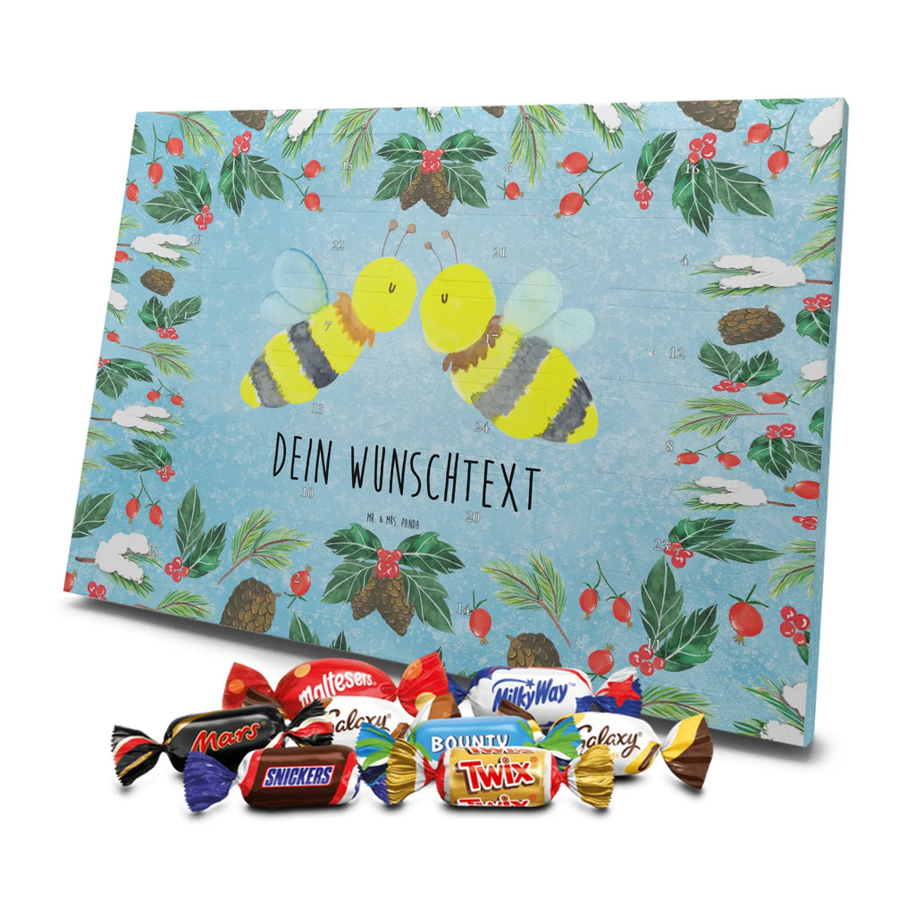 Adventskalender mit Namen Biene Liebe Personalisierter Adventskalender, Adventskalender mit Namen, Biene, Hummel, Wespe