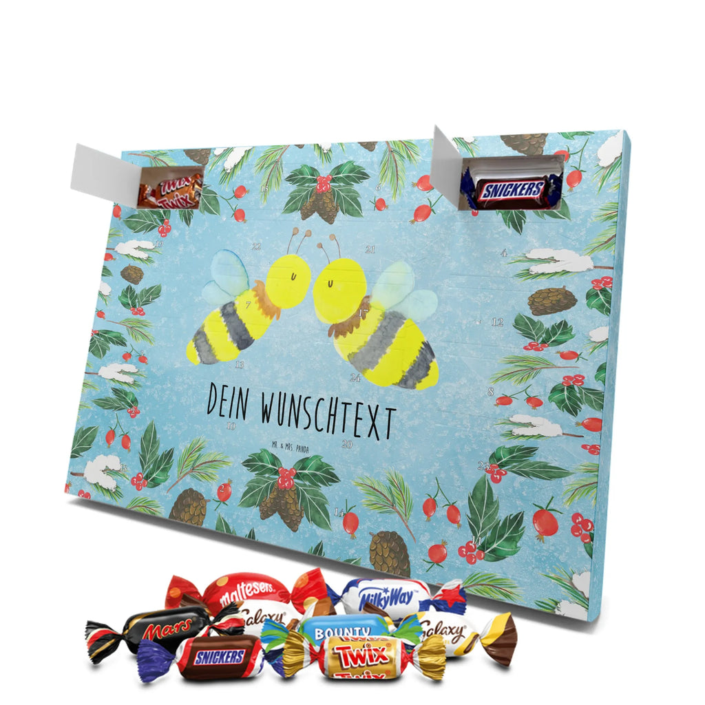 Adventskalender mit Namen Biene Liebe Personalisierter Adventskalender, Adventskalender mit Namen, Biene, Hummel, Wespe