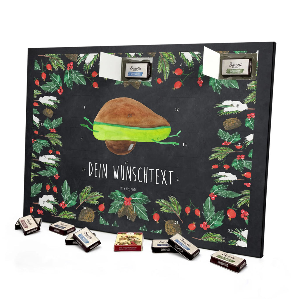 Adventskalender mit Namen Avocado Yoga Adventskalender mit Namen, Personalisierter Adventskalender, Gesund, Vegan, Veggie, Avocado, Avocado Yoga Vegan