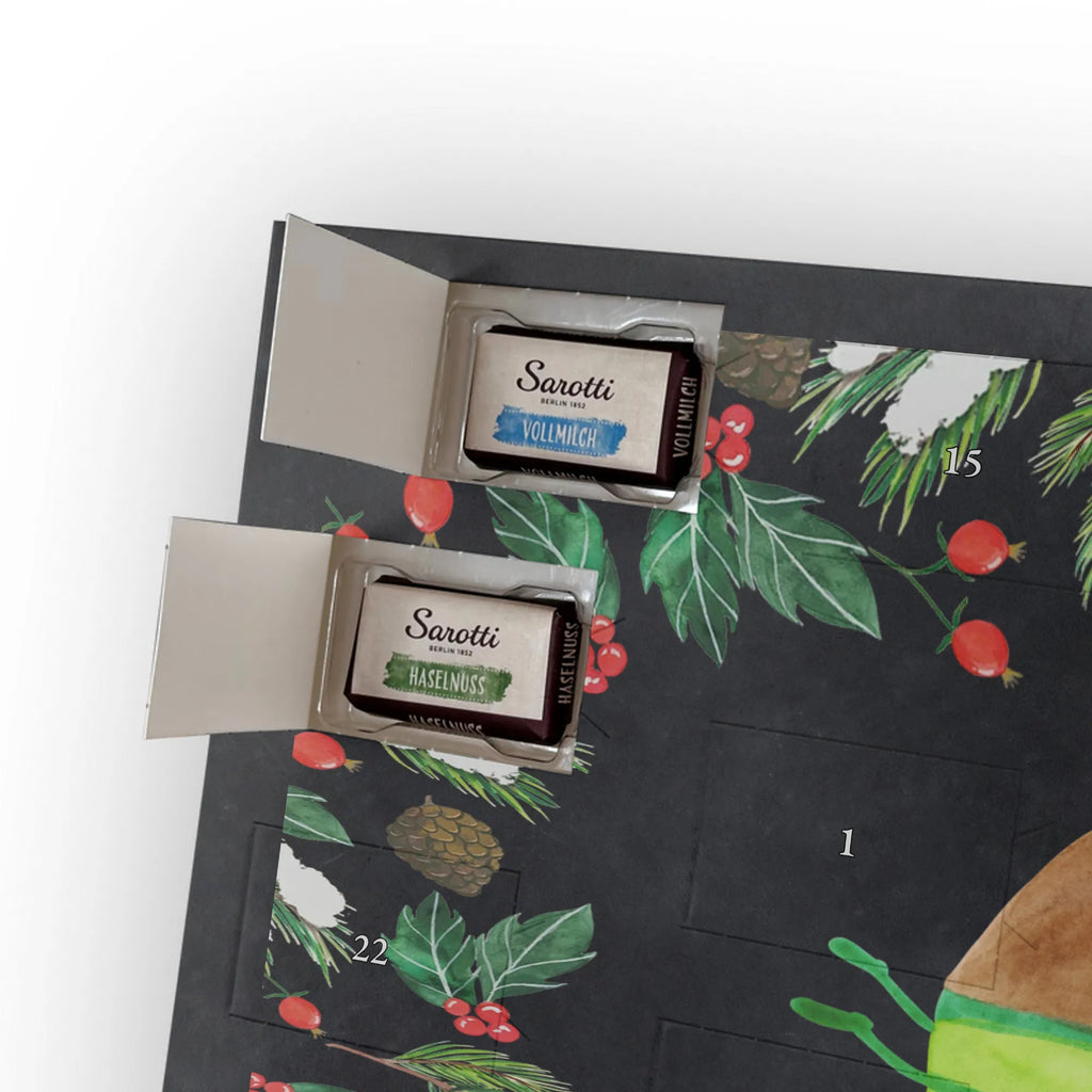 Adventskalender mit Namen Avocado Yoga Adventskalender mit Namen, Personalisierter Adventskalender, Gesund, Vegan, Veggie, Avocado, Avocado Yoga Vegan