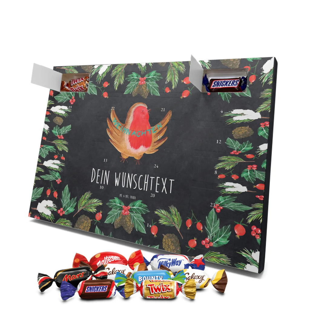 Personalisierter Schoko Adventskalender Rotkehlchen Weihnachten Personalisierter Adventskalender, Adventskalender mit Namen, Wintermotiv, Nikolaus, Weihnachten, Weihnachtsdeko, Winter, Advent, Heiligabend, Vogel, Frohe Weihnachten, Weihnachtsmotiv, Weihnachtsgruß, Xmas