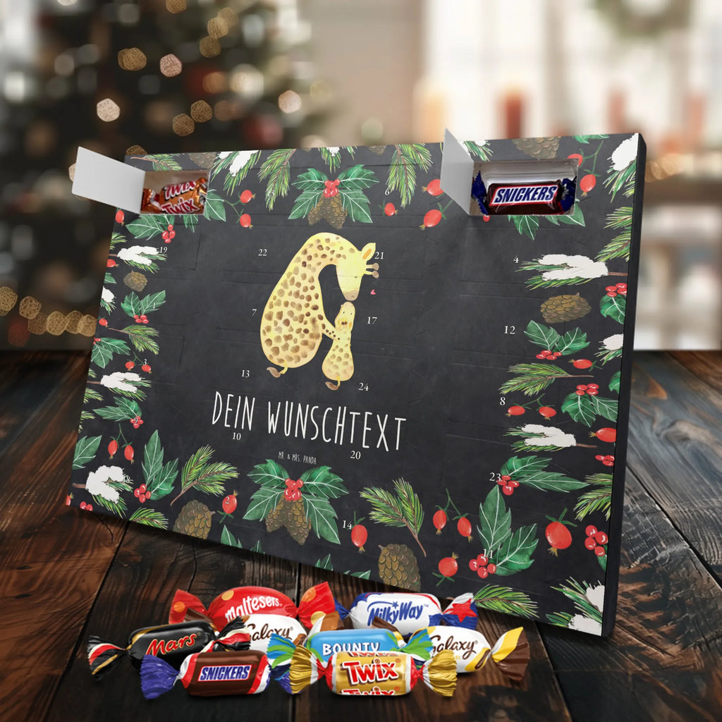 Adventskalender mit Namen Giraffe Kind Adventskalender mit Namen, Personalisierter Adventskalender, Afrika, Wildtiere, Tochter, Lieblingsmensch, Mutter, Sohn, Giraffe, Kind, Mama