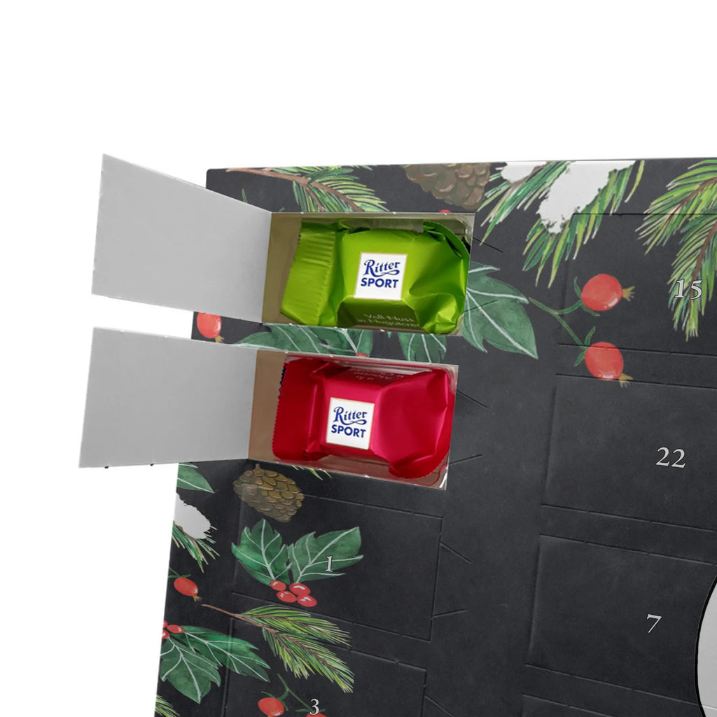 Adventskalender mit Namen Panda Dankeschön Adventskalender mit Namen, Personalisierter Adventskalender