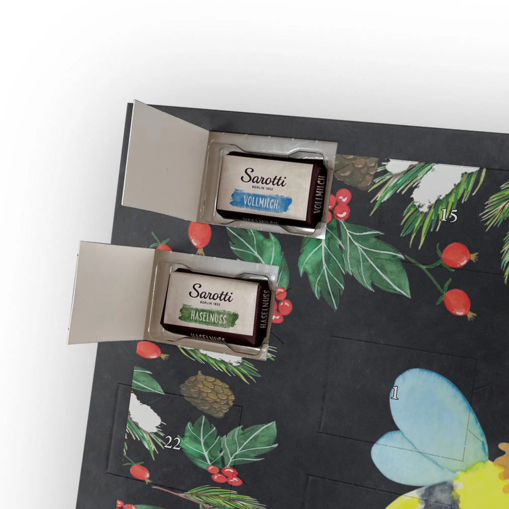 Adventskalender mit Namen Biene Liebe Personalisierter Adventskalender, Adventskalender mit Namen, Biene, Hummel, Wespe