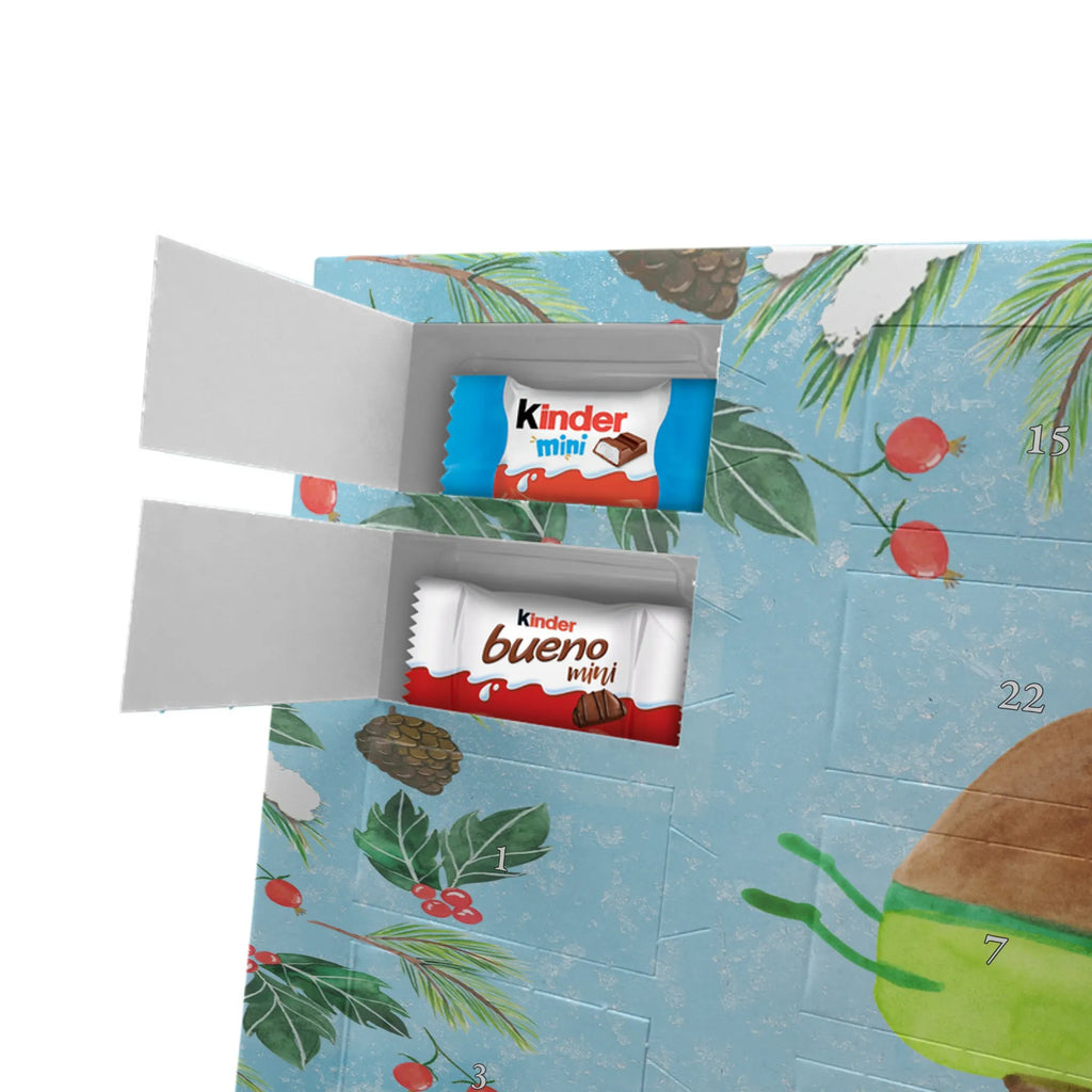 Adventskalender mit Namen Avocado Yoga Adventskalender mit Namen, Personalisierter Adventskalender, Gesund, Vegan, Veggie, Avocado, Avocado Yoga Vegan