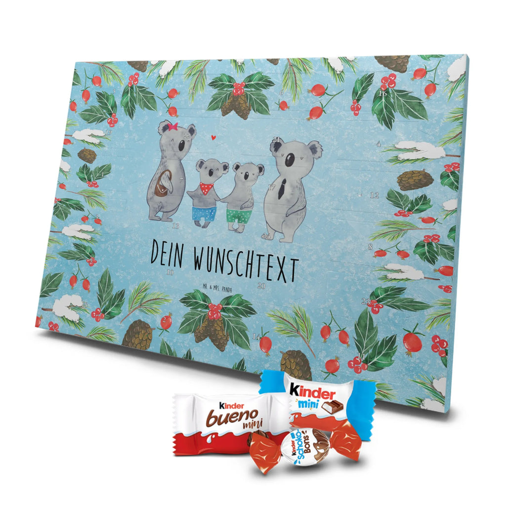 Adventskalender mit Namen Koala Familie zwei Personalisierter Adventskalender, Adventskalender mit Namen, Muttertag, Bruder, Schwester, Familie, Papa, Opa, Mama, Oma, Vatertag, Lieblingsfamilie, Familienleben, Koalabär, Koalafamilie, Familienzeit, Beste Familie, Koala