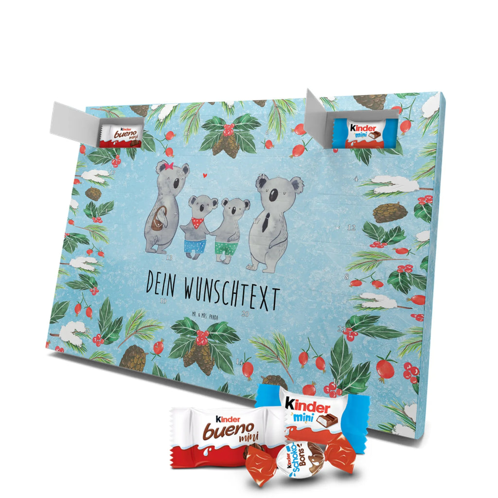 Adventskalender mit Namen Koala Familie zwei Personalisierter Adventskalender, Adventskalender mit Namen, Muttertag, Bruder, Schwester, Familie, Papa, Opa, Mama, Oma, Vatertag, Lieblingsfamilie, Familienleben, Koalabär, Koalafamilie, Familienzeit, Beste Familie, Koala