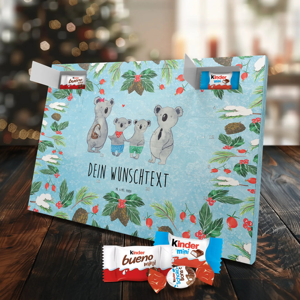 Adventskalender mit Namen Koala Familie zwei Personalisierter Adventskalender, Adventskalender mit Namen, Muttertag, Bruder, Schwester, Familie, Papa, Opa, Mama, Oma, Vatertag, Lieblingsfamilie, Familienleben, Koalabär, Koalafamilie, Familienzeit, Beste Familie, Koala