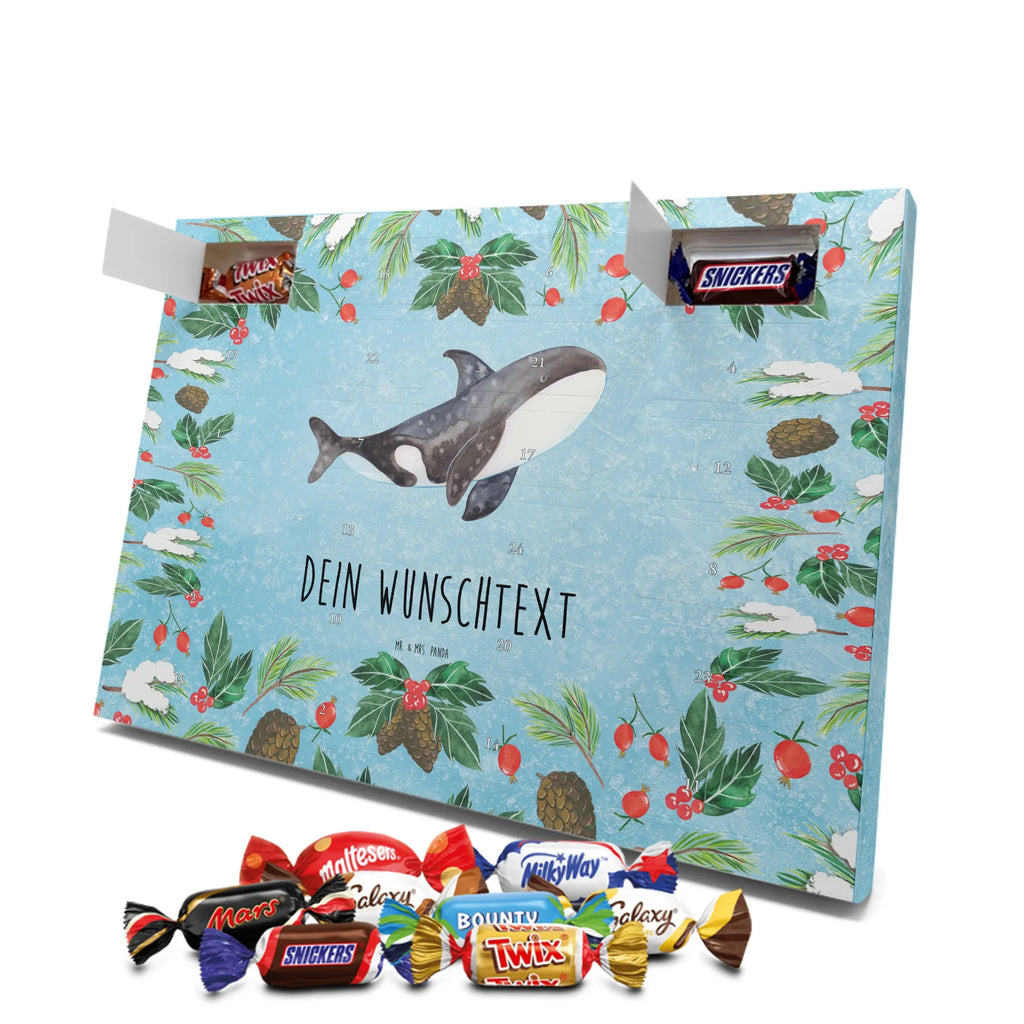 Adventskalender mit Namen Orca Personalisierter Adventskalender, Adventskalender mit Namen, Urlaub, Meerestiere, Meer, Startup, Neustart, Orca, Orcas, Arbeit, Möglichkeiten, Killerwal, Selbstliebe, Wal, Motivation, Büro