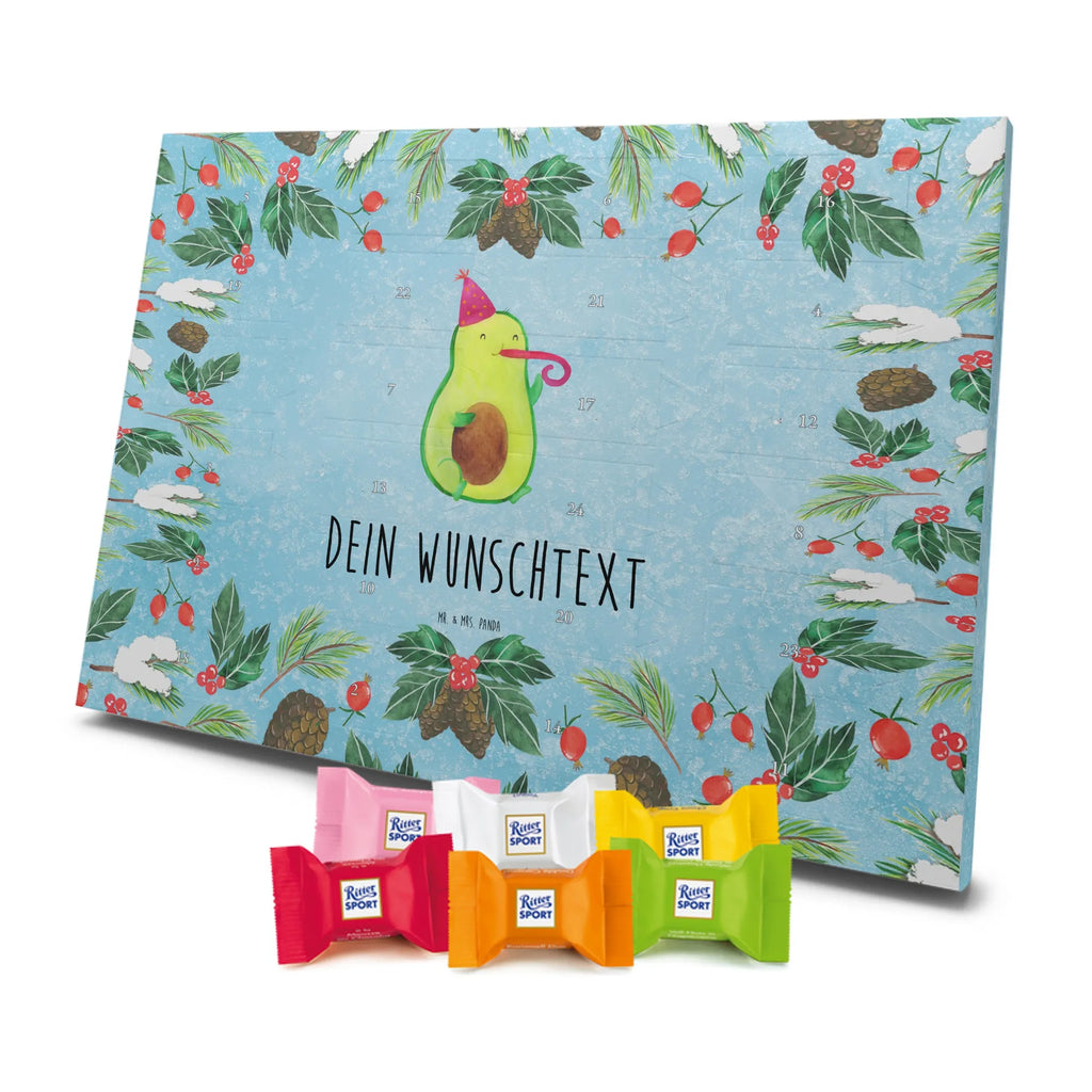 Adventskalender mit Namen Avocado Feier Adventskalender mit Namen, Personalisierter Adventskalender, Gesund, Vegan, Veggie, Avocado, Feierlichkeit, Gute Laune, Fete, Geburtstag, Party, Tröte, Feier