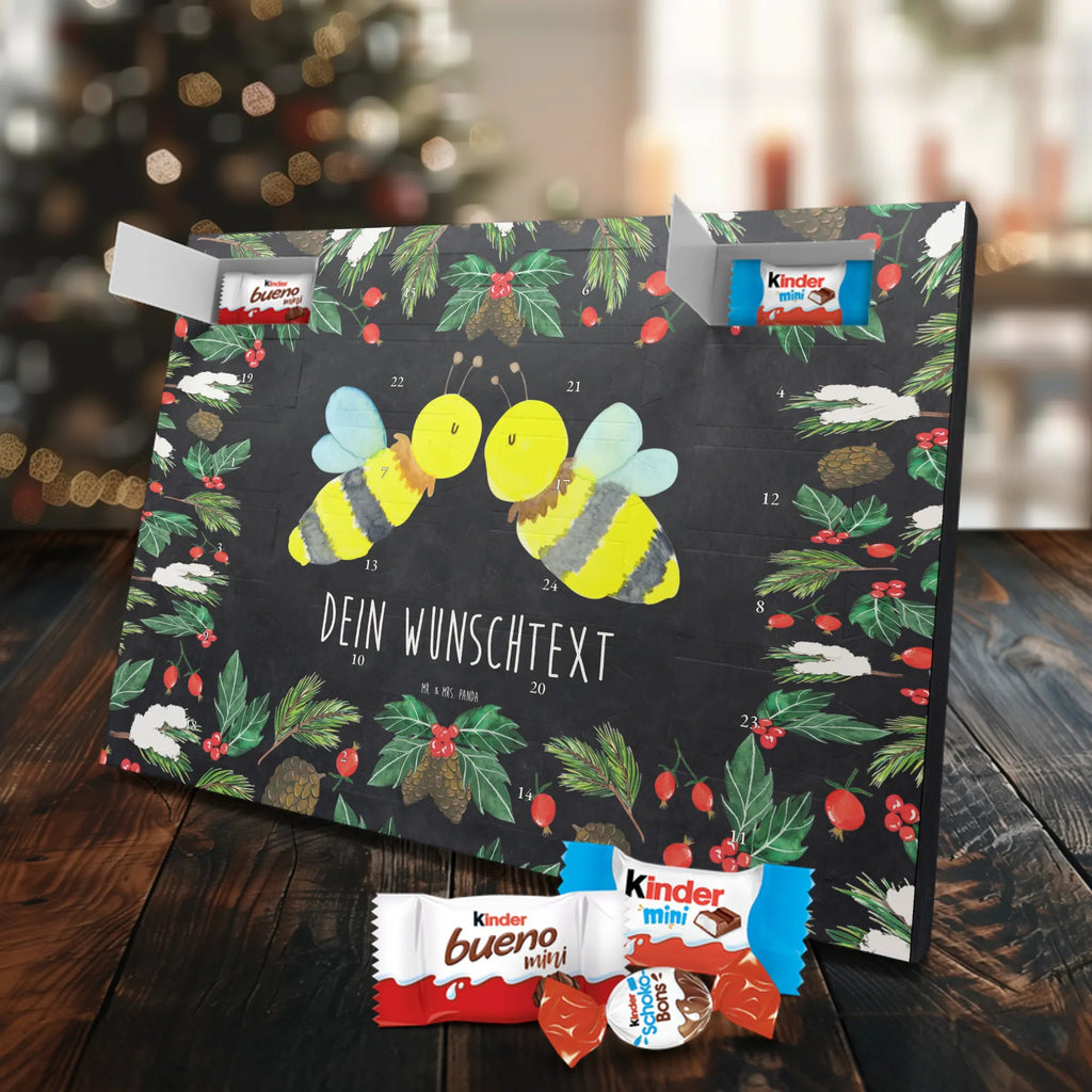 Adventskalender mit Namen Biene Liebe Personalisierter Adventskalender, Adventskalender mit Namen, Biene, Hummel, Wespe