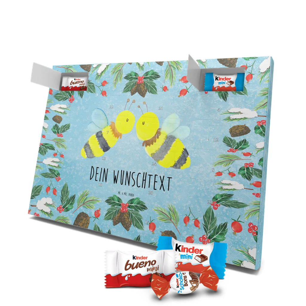 Adventskalender mit Namen Biene Liebe Personalisierter Adventskalender, Adventskalender mit Namen, Biene, Hummel, Wespe