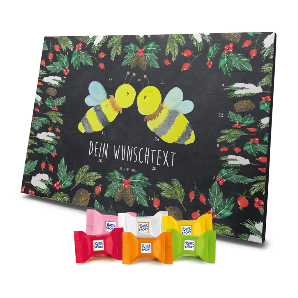 Adventskalender mit Namen Biene Liebe Personalisierter Adventskalender, Adventskalender mit Namen, Biene, Hummel, Wespe