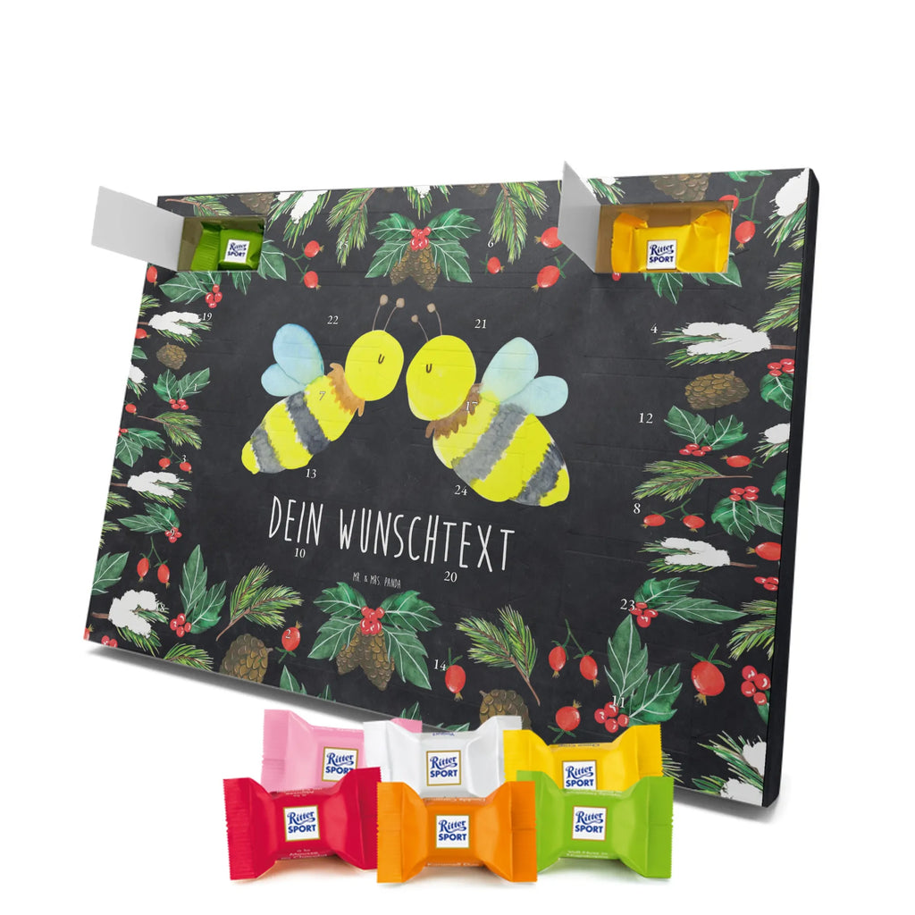 Adventskalender mit Namen Biene Liebe Personalisierter Adventskalender, Adventskalender mit Namen, Biene, Hummel, Wespe