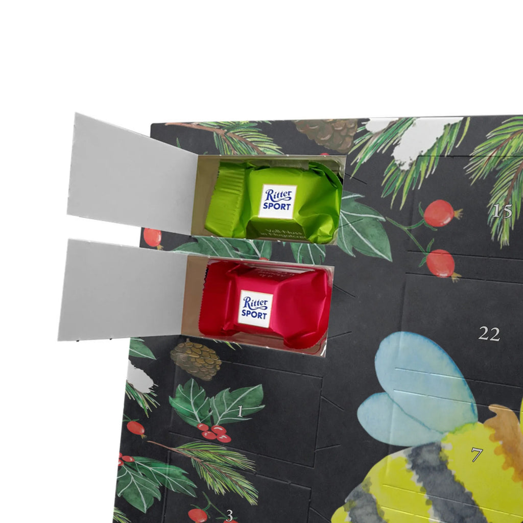 Adventskalender mit Namen Biene Liebe Personalisierter Adventskalender, Adventskalender mit Namen, Biene, Hummel, Wespe