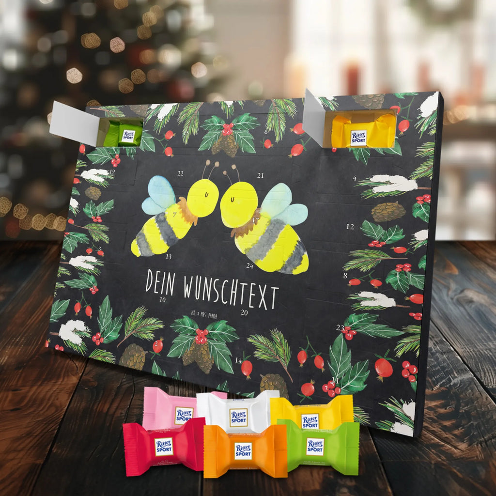 Adventskalender mit Namen Biene Liebe Personalisierter Adventskalender, Adventskalender mit Namen, Biene, Hummel, Wespe
