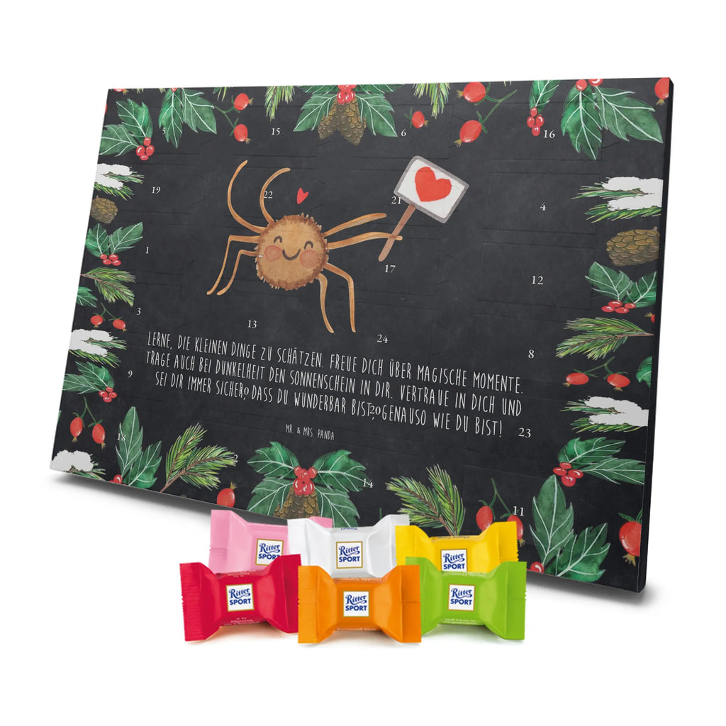 Chocolate advent calendar Spider Agatha Motivation Spider, Spider Agathe