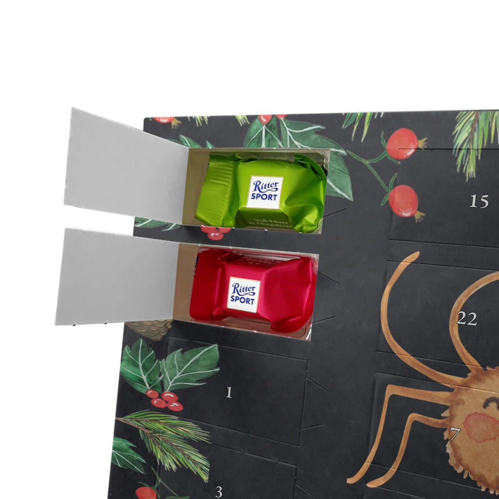 Chocolate advent calendar Spider Agatha Motivation Spider, Spider Agathe