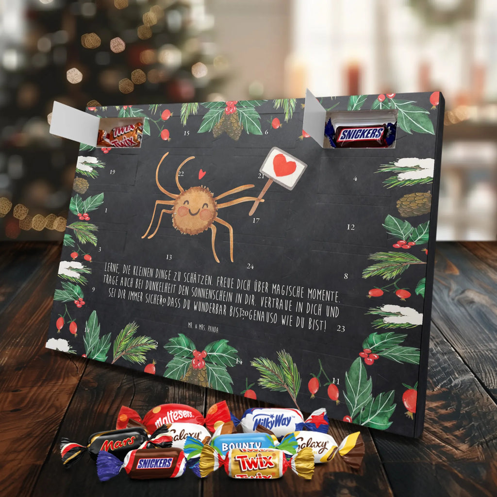 Chocolate advent calendar Spider Agatha Motivation Spider, Spider Agathe