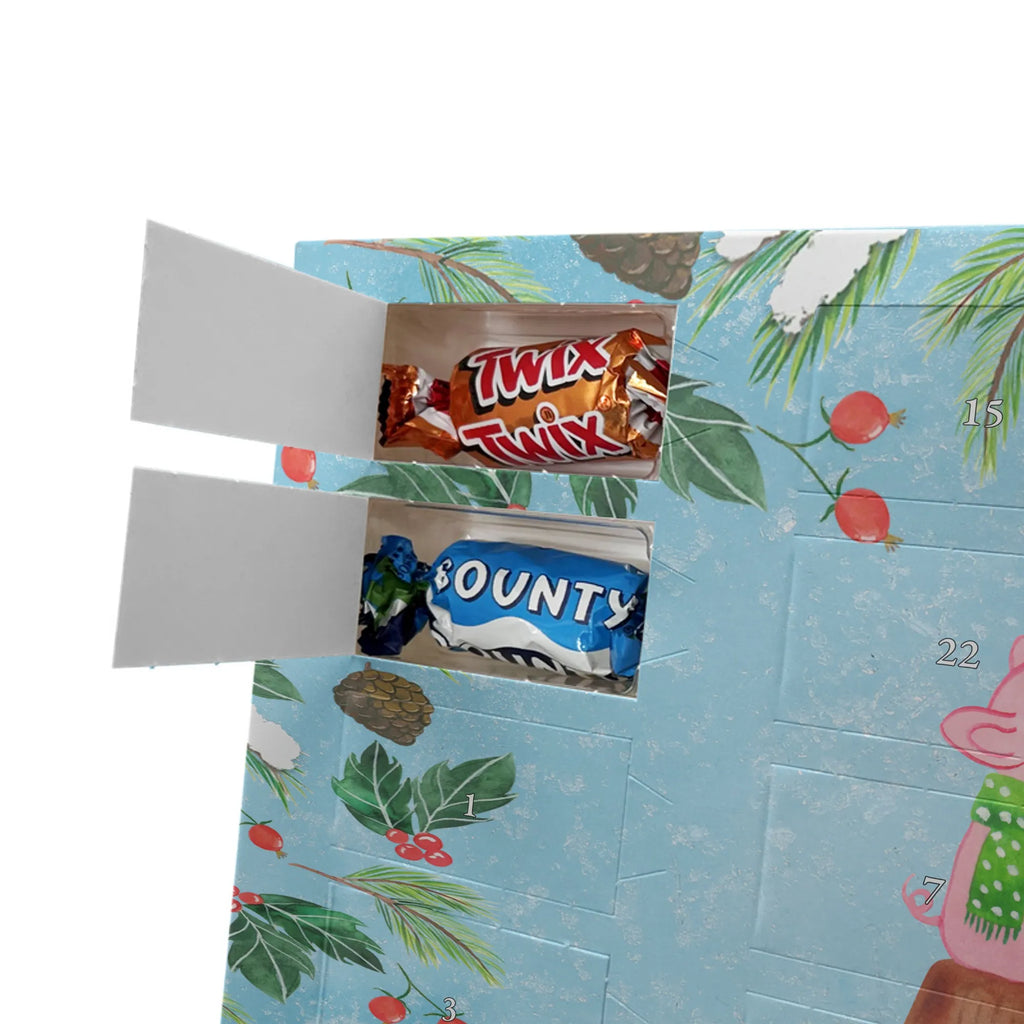 Adventskalender mit Namen Glühschwein Sause Personalisierter Adventskalender, Adventskalender mit Namen, Wintermotiv, Weihnachtsdeko, Weihnachten, Winter, Heiligabend, Advent, Nikolaus, Prost, Weihnachtszeit, Alles Gute, Bär, Schwein