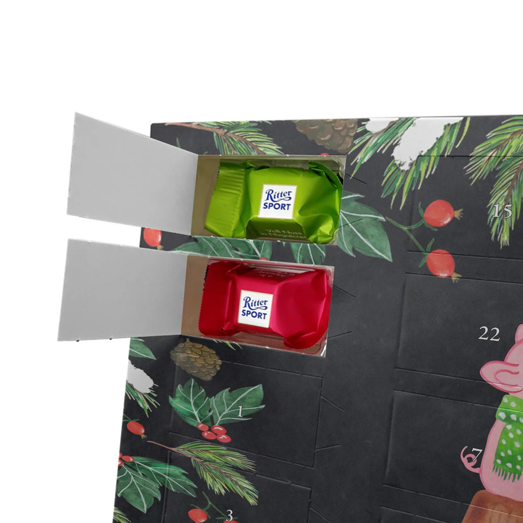 Adventskalender mit Namen Glühschwein Sause Personalisierter Adventskalender, Adventskalender mit Namen, Wintermotiv, Weihnachtsdeko, Weihnachten, Winter, Heiligabend, Advent, Nikolaus, Prost, Weihnachtszeit, Alles Gute, Bär, Schwein