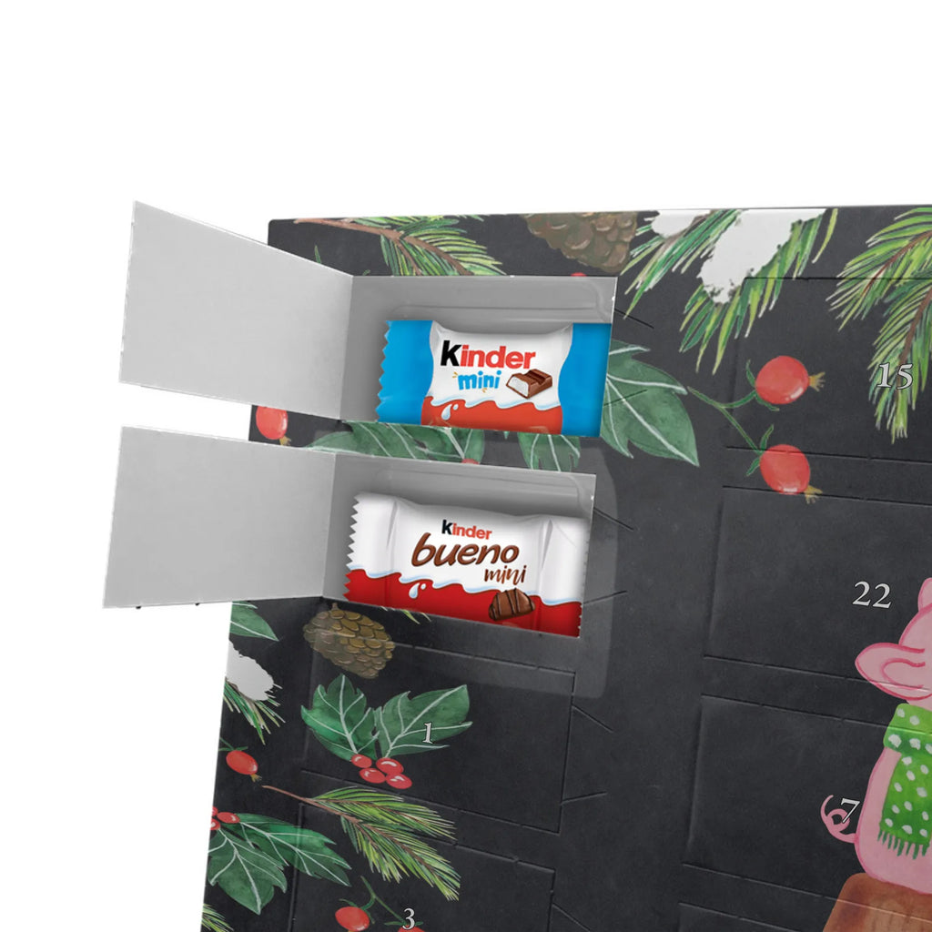 Adventskalender mit Namen Glühschwein Sause Personalisierter Adventskalender, Adventskalender mit Namen, Wintermotiv, Weihnachtsdeko, Weihnachten, Winter, Heiligabend, Advent, Nikolaus, Prost, Weihnachtszeit, Alles Gute, Bär, Schwein
