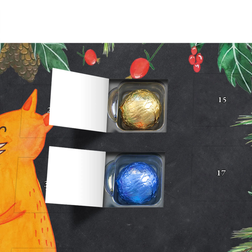 Chocolate advent calendar Fox guitar forest wildlife, clever as a fox, foxes, animal lover, music saying, singer, gift musician, guitar, musician