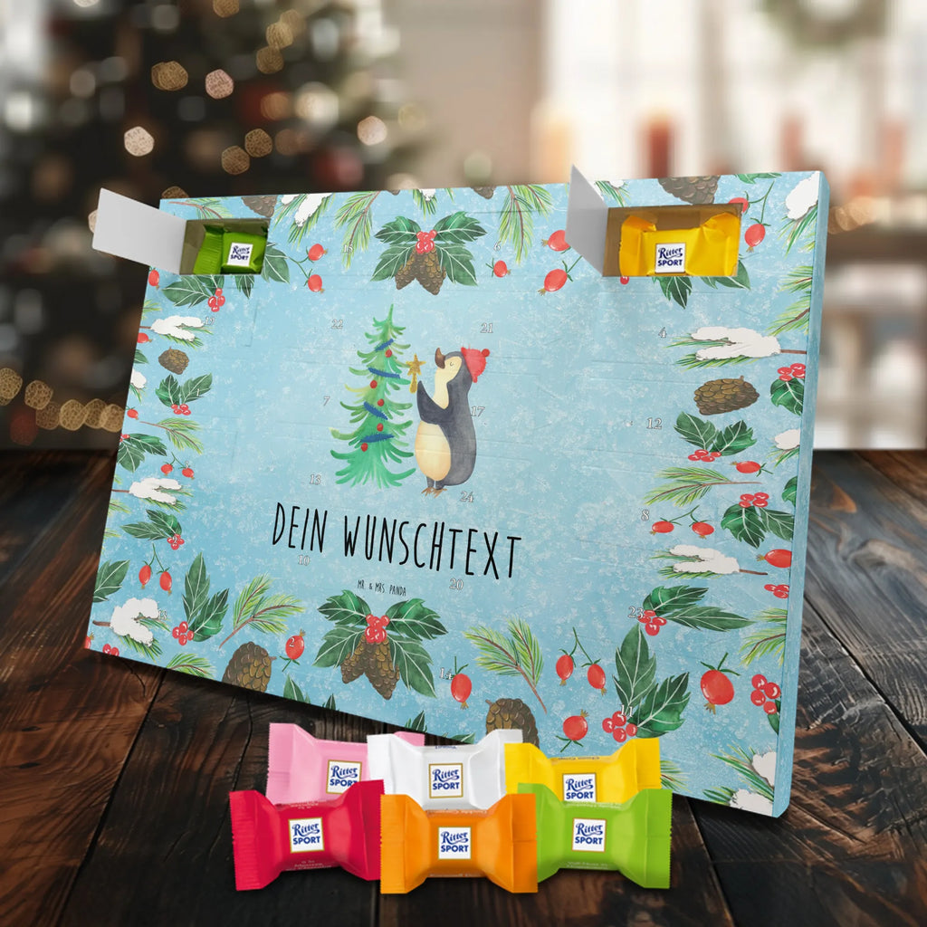 Adventskalender mit Namen Pinguin Weihnachtsbaum Adventskalender mit Namen, Personalisierter Adventskalender, Nikolaus, Heiligabend, Weihnachten, Advent, Wintermotiv, Weihnachtsdeko, Winter, Pinguin