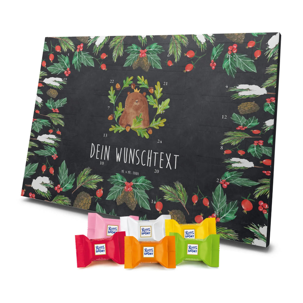 Personalisierter Schoko Adventskalender Bär König Adventskalender mit Namen, Personalisierter Adventskalender, Teddy, Bär, Teddybär, Vater, Papa, Papa Bär, Papi, Dad, Bester Papa, Vatertag, Bester Vater, Weltbester Papa, Daddy