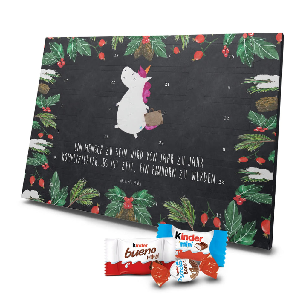Chocolate advent calendar unicorn Suitcase travel, adventure, suitcase, holiday present, luggage, traveler gift
