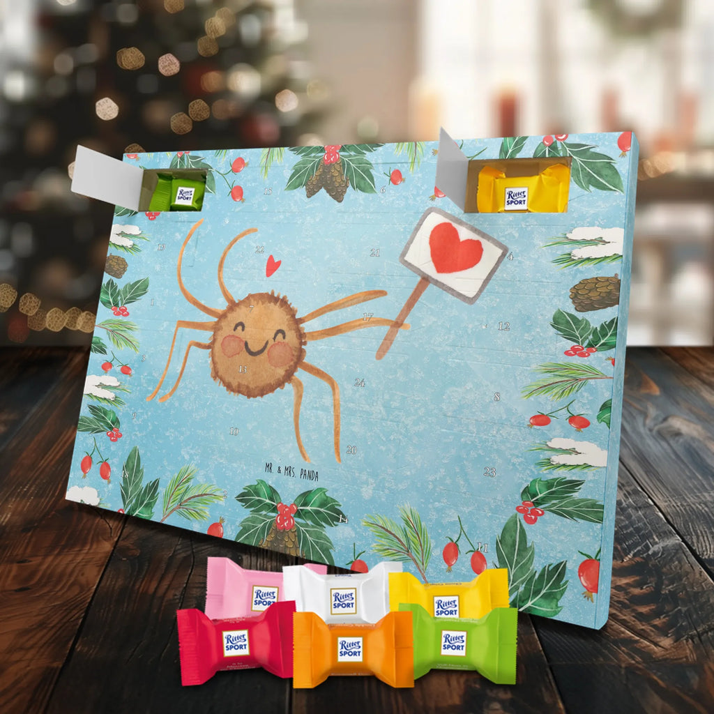 Chocolate advent calendar Spider Agatha Motivation Spider, Spider Agathe