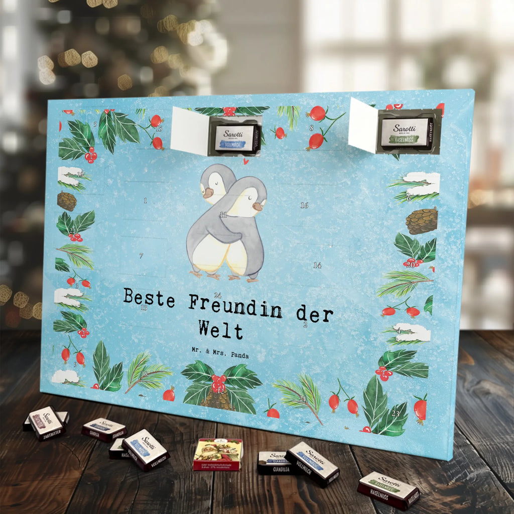 Chocolate advent calendar penguin Best girlfriend in the world gift, birthday, gift idea, birthday present, giving, thank you, for, make you happy, gift tip, girlfriends, wife, best friend, best, anniversary, Girlfriend, saying, friendship. Dearest