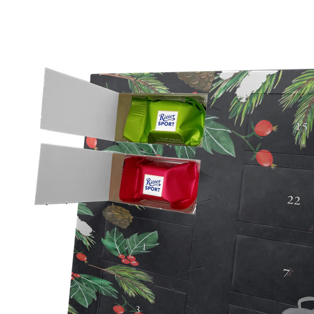 Adventskalender mit Namen Avocado Tanzen Personalisierter Adventskalender, Adventskalender mit Namen, Gesund, Vegan, Veggie, Avocado