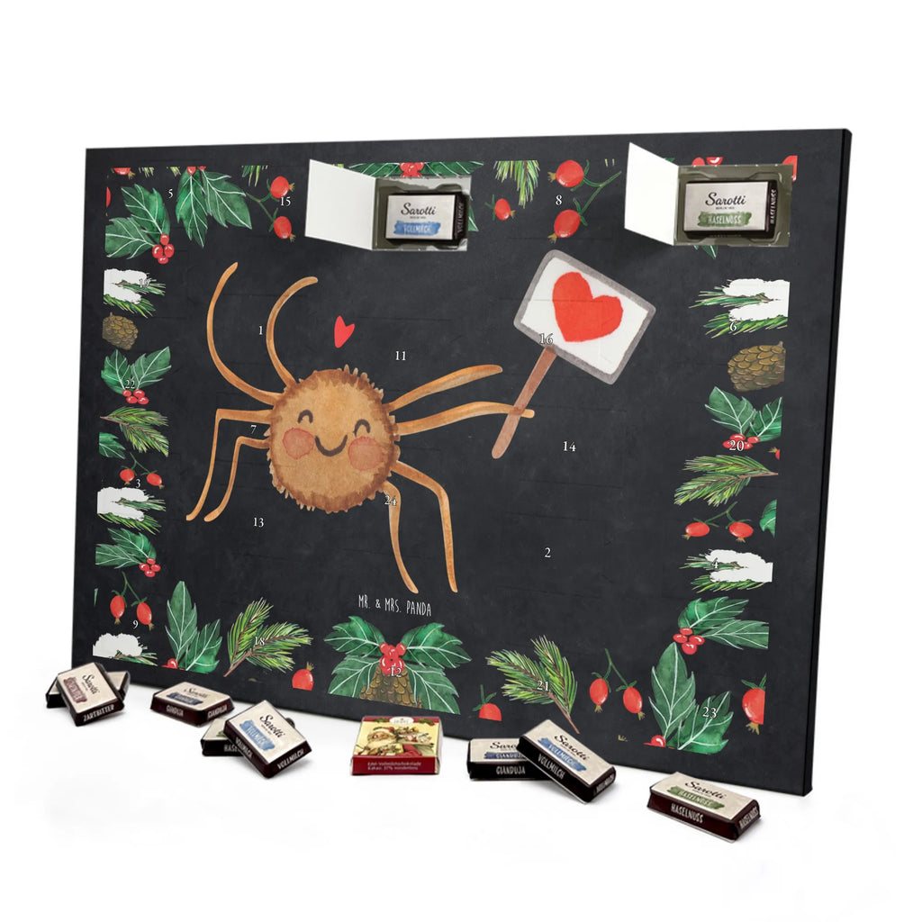 Chocolate advent calendar Spider Agatha Motivation Spider, Spider Agathe