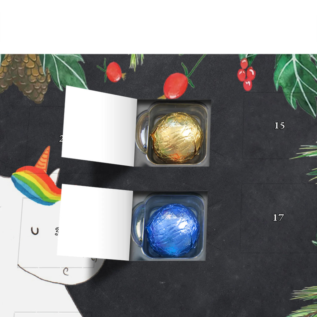 Chocolate advent calendar unicorn balloon fun, lifelong, girlfriend, balloon, joy, money, saying, gift