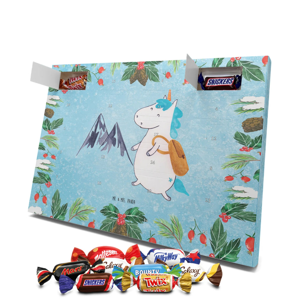 Chocolate advent calendar unicorn climber adventurer, travel, mountaineer, vacation, world traveler, adventure, mountains, world trip, explorer