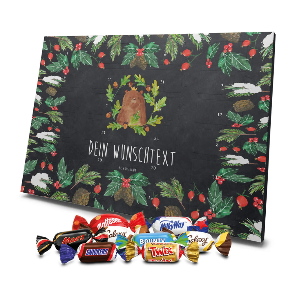 Personalisierter Schoko Adventskalender Bär König Adventskalender mit Namen, Personalisierter Adventskalender, Teddy, Bär, Teddybär, Vater, Papa, Papa Bär, Papi, Dad, Bester Papa, Vatertag, Bester Vater, Weltbester Papa, Daddy