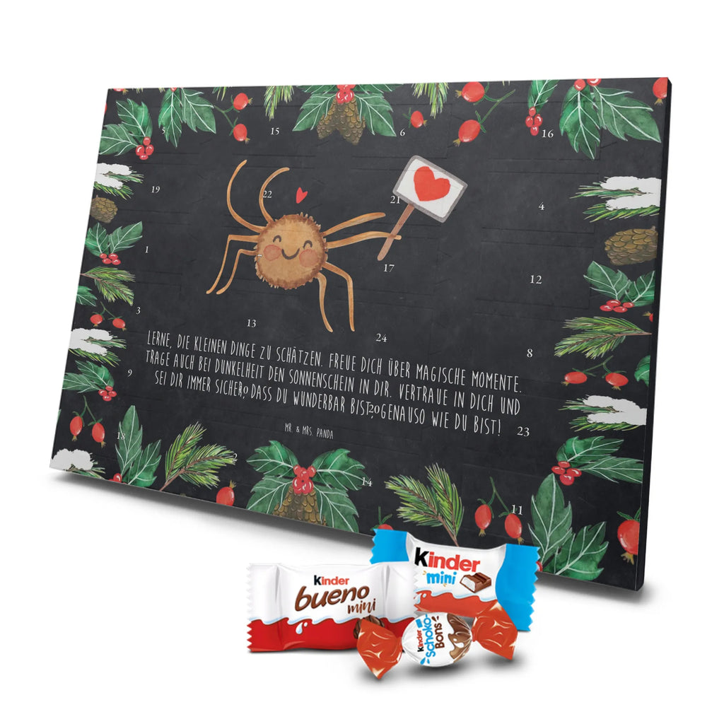 Chocolate advent calendar Spider Agatha Motivation Spider, Spider Agathe