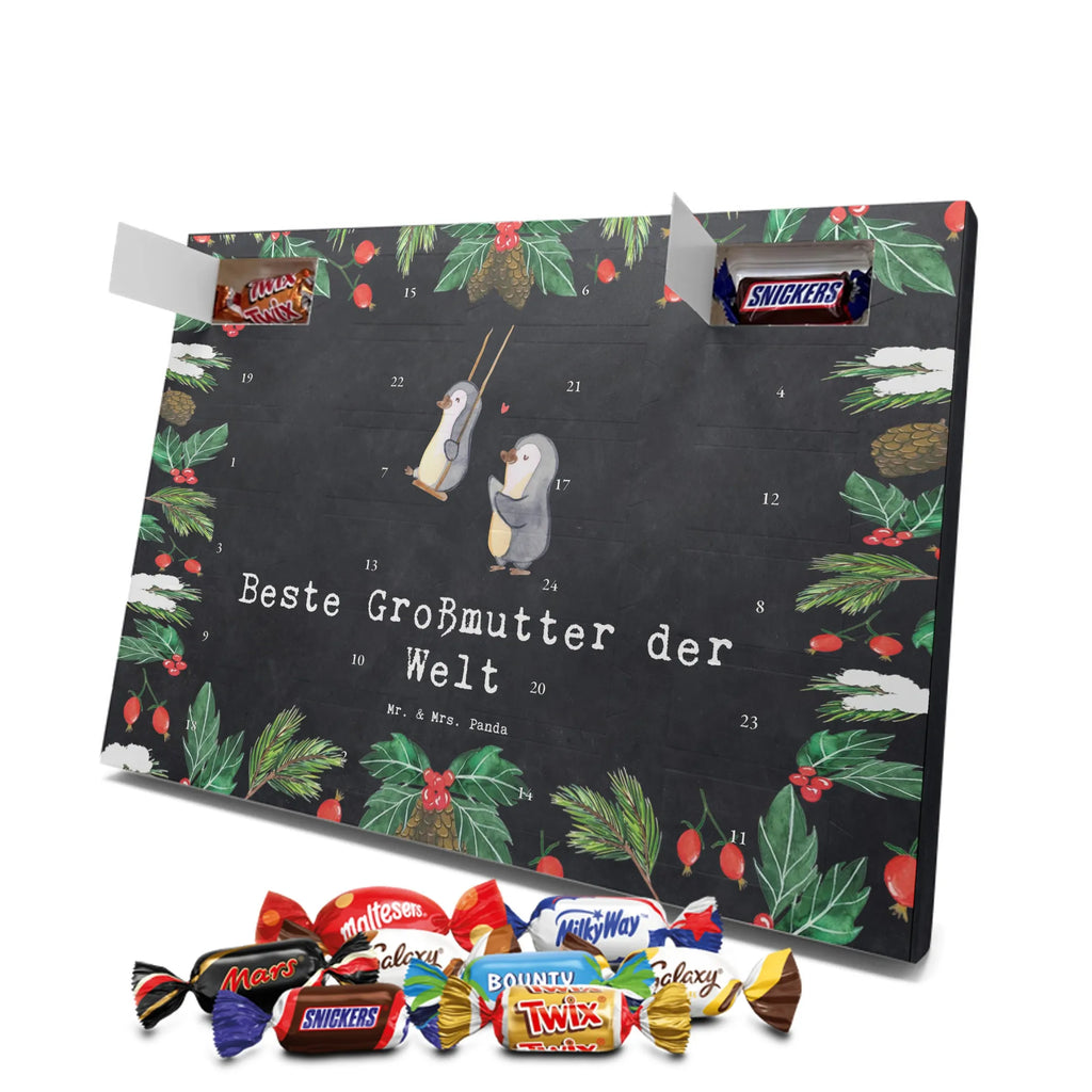 Chocolate advent calendar penguin Best grandmother in the world gift, birthday, gift idea, birthday present, giving, thank you, for, make you happy, gift tip, grandma, Grandmother, become grandma, grandparents