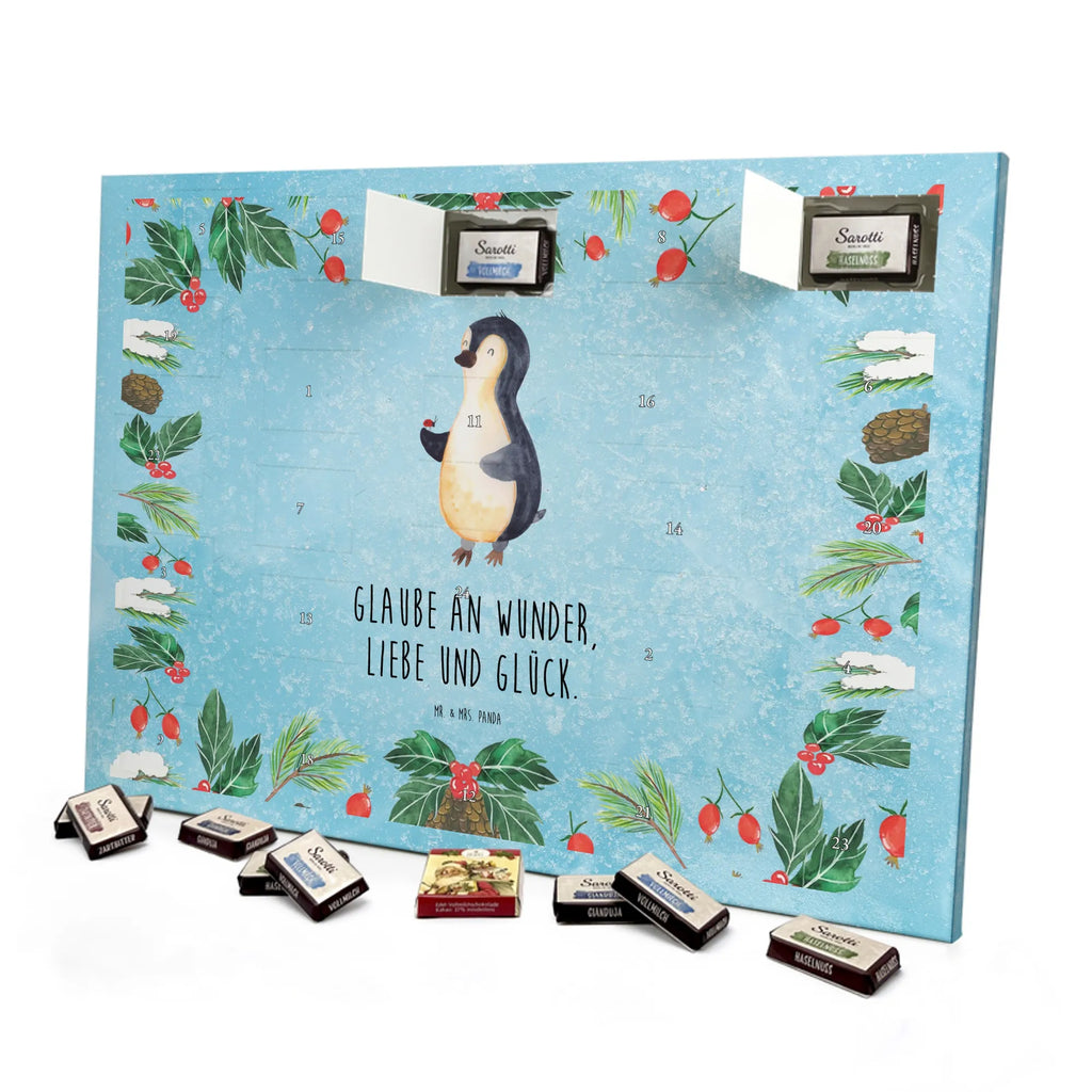 Chocolate advent calendar Penguin ladybug North Pole, Penguins, wonder, joy of life, penguins, ladybird, joy