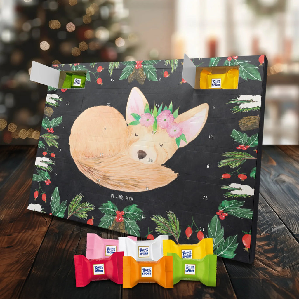 Chocolate advent calendar desert fox Flower Africa, flowers, wreath of flowers, desert, desert fox