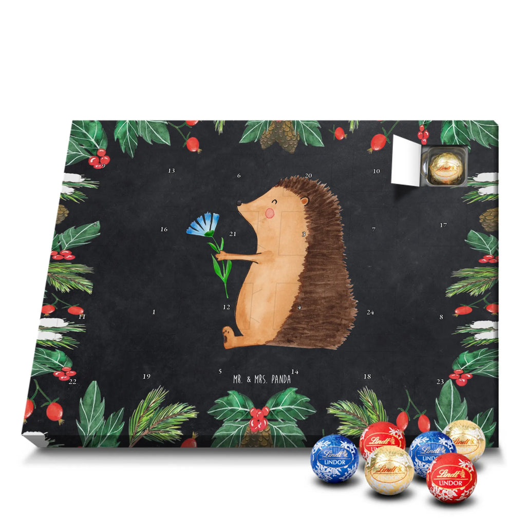 Chocolate advent calendar Hedgehog Flower gift ideas, gifts, small animals, good mood, cute, funny sayings, cute animal motives, hand drawn, special gifts, card, animal lover, hospital, illness, get well soon, recovery wishes, sick, visit