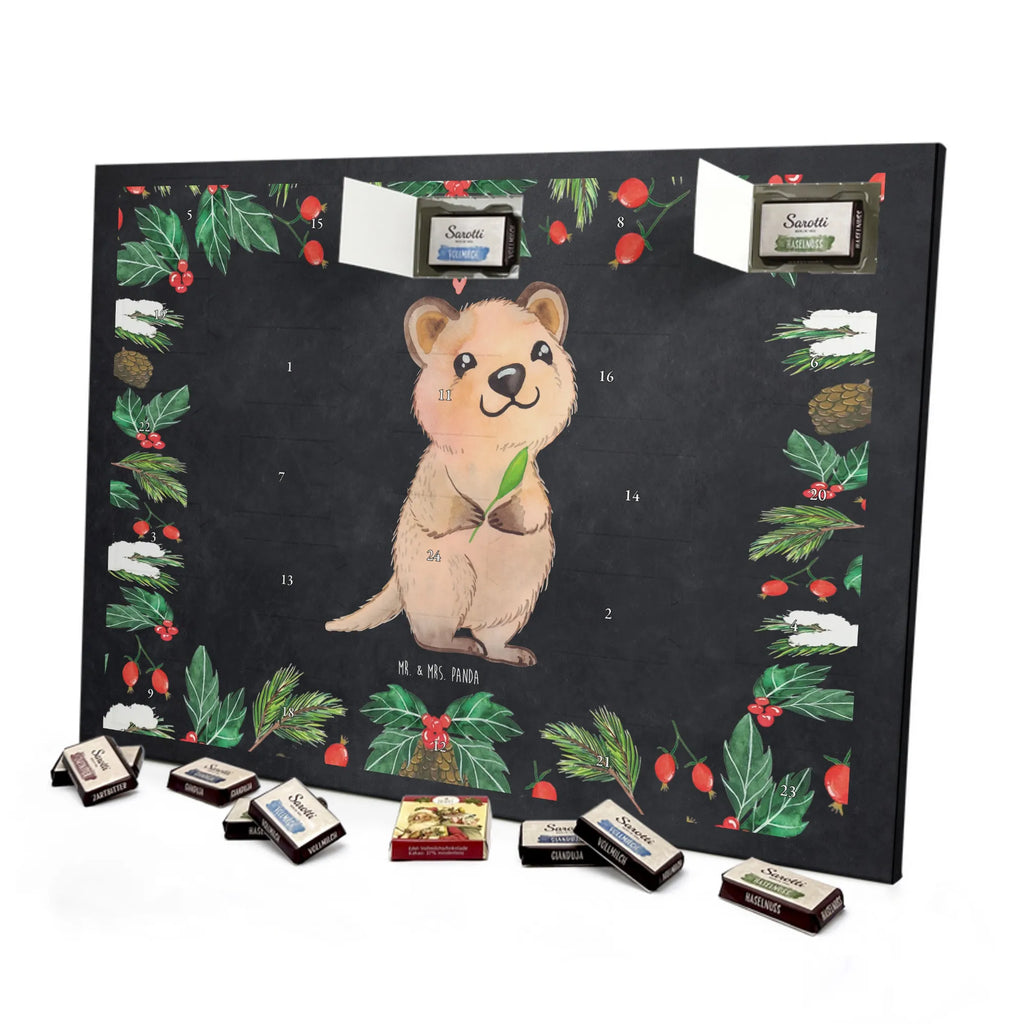 Chocolate advent calendar Quokka Happy gift ideas, gifts, small animals, good mood, cute, funny sayings, cute animal motives, hand drawn, special gifts, card, animal lover