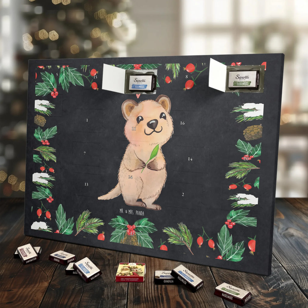 Chocolate advent calendar Quokka Happy gift ideas, gifts, small animals, good mood, cute, funny sayings, cute animal motives, hand drawn, special gifts, card, animal lover