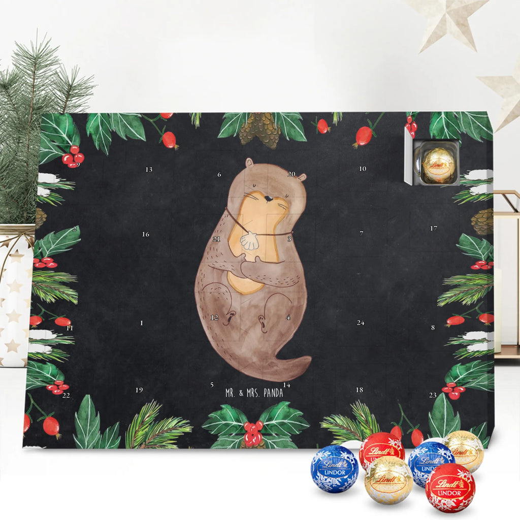 Chocolate advent calendar otter shell mammal, predator, gifts for people in love, gift ideas for animal lovers, animal, aquatic animal, marten, otter gifts, water mammal, water, water animal, sea otter, animal lover, European otter, baby otter, dreaming, daydreaming, brooding, otter love