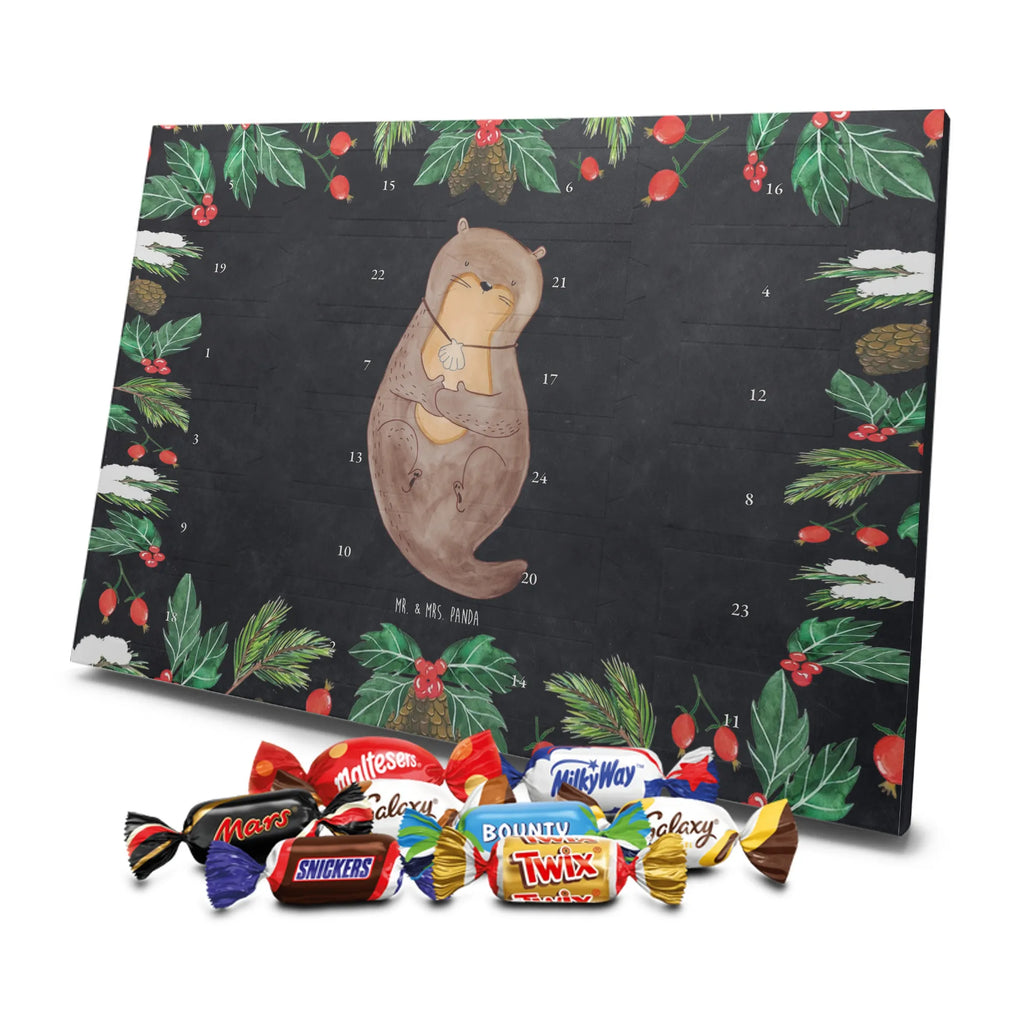 Chocolate advent calendar otter shell mammal, predator, gifts for people in love, gift ideas for animal lovers, animal, aquatic animal, marten, otter gifts, water mammal, water, water animal, sea otter, animal lover, European otter, baby otter, dreaming, daydreaming, brooding, otter love