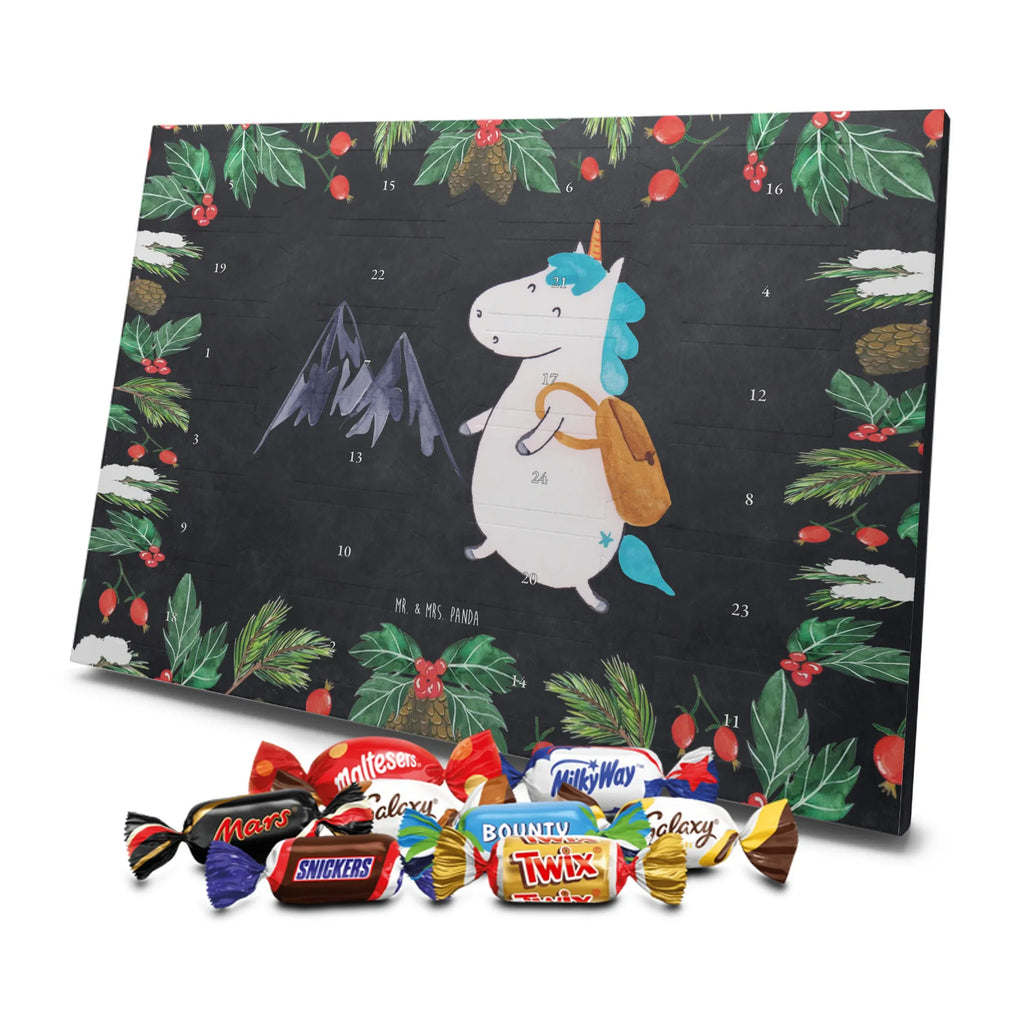 Chocolate advent calendar unicorn climber adventurer, travel, mountaineer, vacation, world traveler, adventure, mountains, world trip, explorer