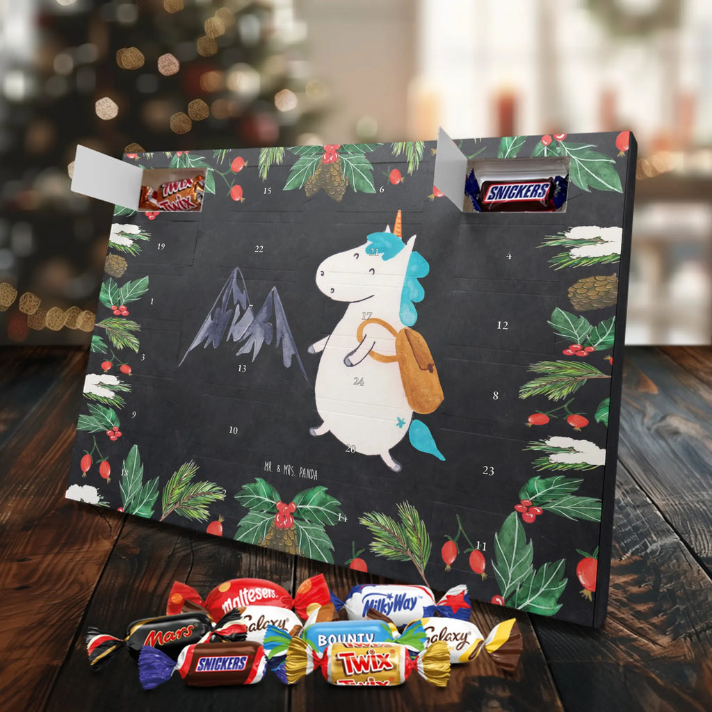 Chocolate advent calendar unicorn climber adventurer, travel, mountaineer, vacation, world traveler, adventure, mountains, world trip, explorer