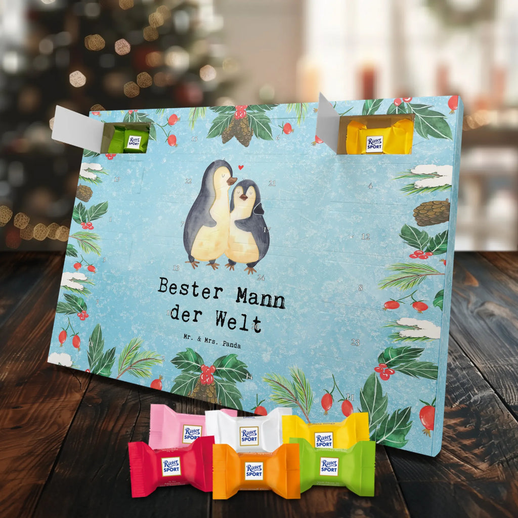 Chocolate advent calendar penguin best man in the world gift, birthday, gift idea, birthday present, giving, thank you, for, make you happy, gift tip, spouse, marriage, Husband, dream man, trifle, groom, darling, significant other, best, friend